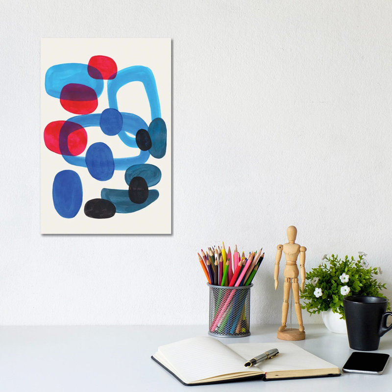 Ocean Pebbles by EnShape - Wrapped Canvas Print, 20.32 cm H x 30.48 cm W