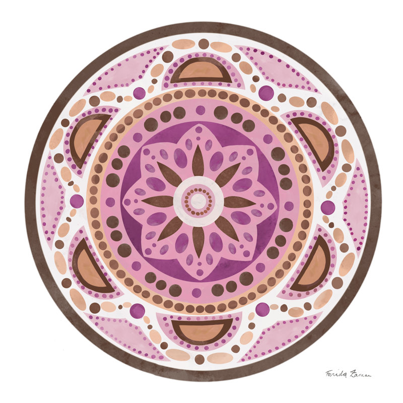 Bright Mandala II par Farida Zaman 88142, H 12 po x l 12 po