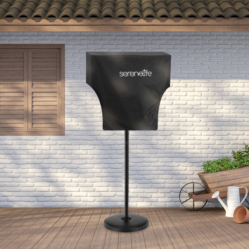 SereneLife Black Waterproof Patio Heater Cover for SLOHT40