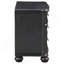 Taylor Black 3-Drawer Nightstand