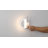 White LED Wall Sconce with Adjustable Spotlight-1256043695