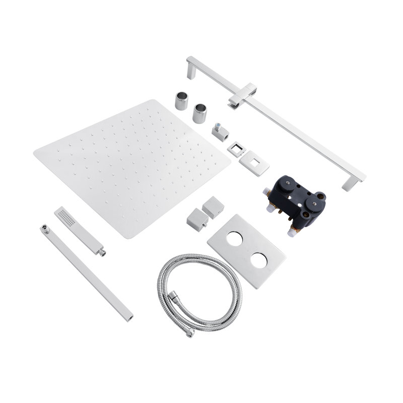 Thermostatic Complete Shower System, Chrome