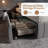 Modern Channel‑Tufted Upholstered Platform Storage Bed With 4 Locking Drawers-262747570-262747577
