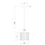 Walsh 1 - Light LED Lantern Pendant