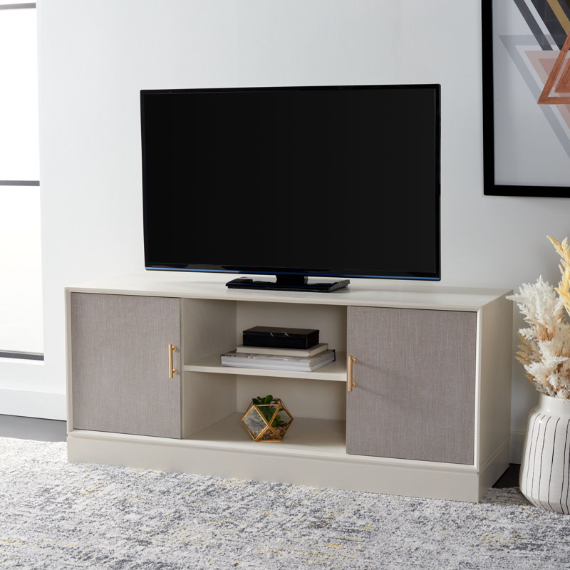 Meuble télé pour téléviseur de 50 po ou moins Estella, Light Greige