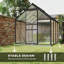 Serre en polycarbonate, serre accessible à pied-107382555-107382552
