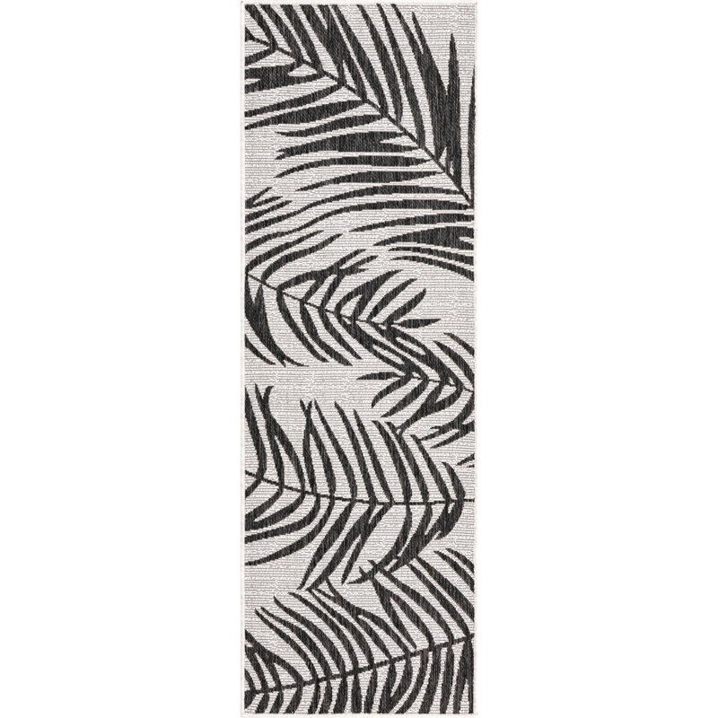 Nampa Floral Indoor / Outdoor Rug, Runner 2' x 6'
