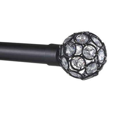Breene Adjustable Single Curtain Rod