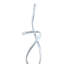 Lampe sur pied DEL Ainhoa - Chrome satiné-1265365429