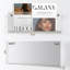 Ensemble de 2 porte-revues en acrylique transparent, ...
