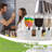 Distributeur de nourriture sèche triple contenant-105839642