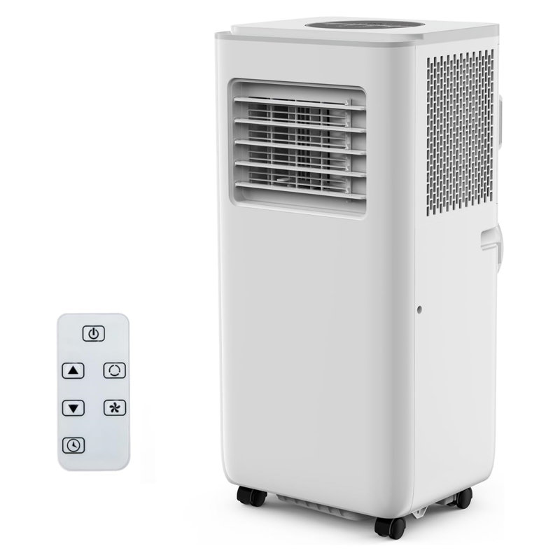8000BTU Portable Air Conditioner, 3-in-1 Air Conditioner with Remote Control/Cooling/Fan/Dehumidifier, Cooling Area up to 350 Sq. Ft. with Sleep Mode, 24-Hour Timer, Bedroom/Office