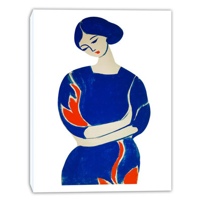 «Quiet Blue», art mural sur toile tendue