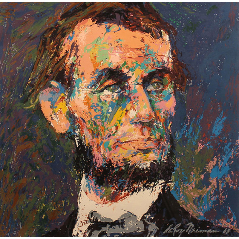 Abraham Lincoln, 20" H x 20" W