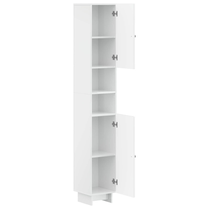 Linen Cabinet, High Gloss White