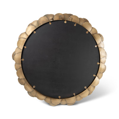 Suri Round Iron Mirror