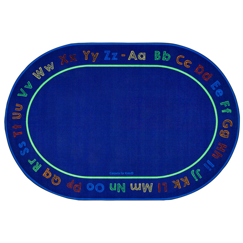 Oval Machine Tufted Nylon Rug