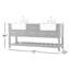 Meuble-lavabo double 72 po Pelaghia-65703898