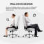 Chaise de cadre ergonomique-444274482