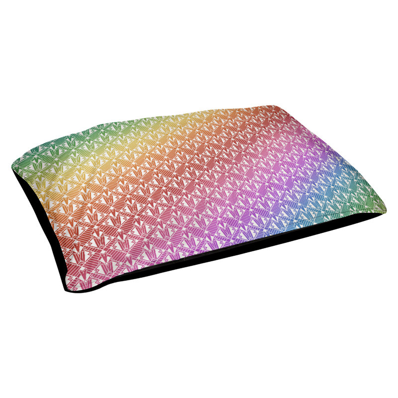 Coussin pour chien Byrge, Moyen (L 29,5 po x P19,5 po x H 9,5 po), Orange