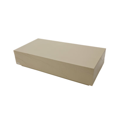Elementi Home Colorado 60" Rectangular Concrete Coffee Table for Indoor and Outdoor Use