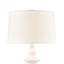 Lampe de table 1 lumière de 32 po de hauteur Depitation - blanc mat