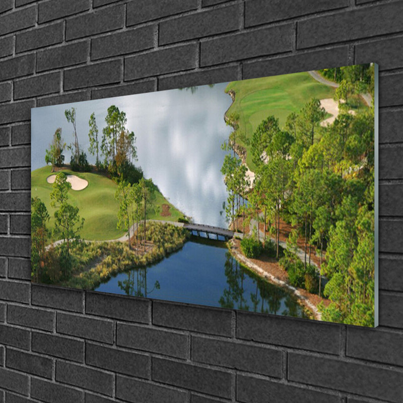 Lake - No Frame Print on Glass