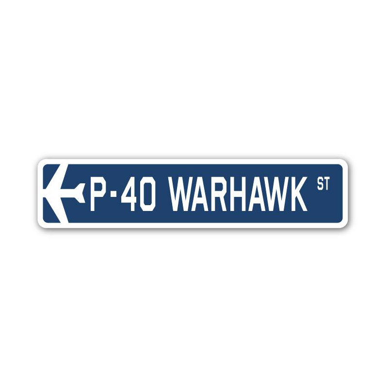 Plaque de rue militaire en aluminium, H 6 po x l 24 po x P 1 po
