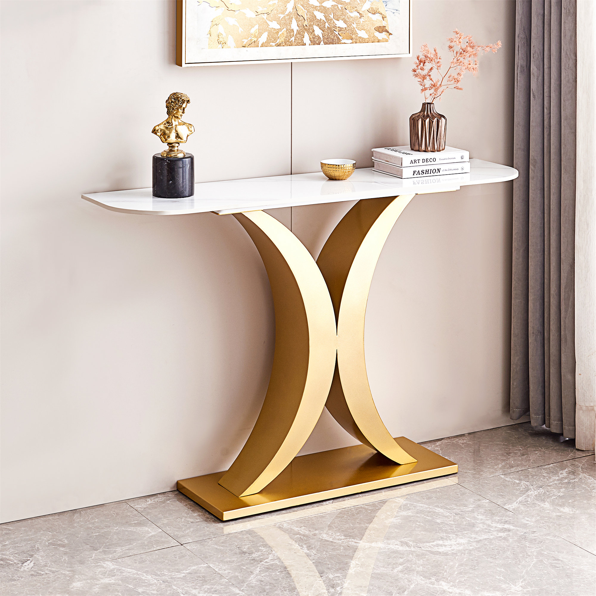 Ivy Bronx Lini 47.24'' Console Table - Wayfair Canada