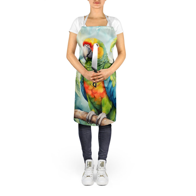 Apron, Green Amazon Parrot