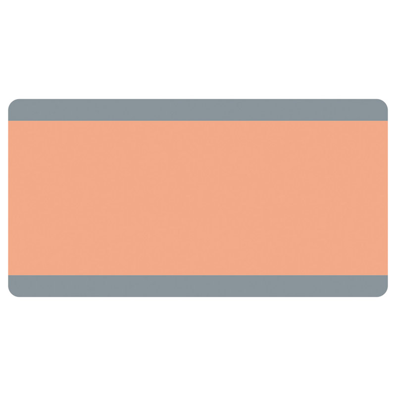 Peach Plastic Reading Guide Strips for All Ages, Pack of 12