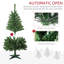 Grand arbre de Noël artificiel pré-éclairé-533103812
