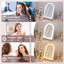 Deandrae Metal Round Floor Mirror