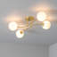 Aaliyah Glass Semi Flush Mount