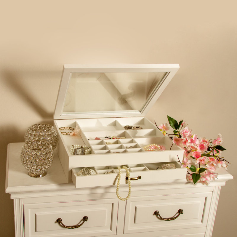 Brambly Cottage Garth Decorative Bin, White