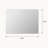 32" x 24" Frameless Rectangle Wall Mirror with Rounded Corners-87655094