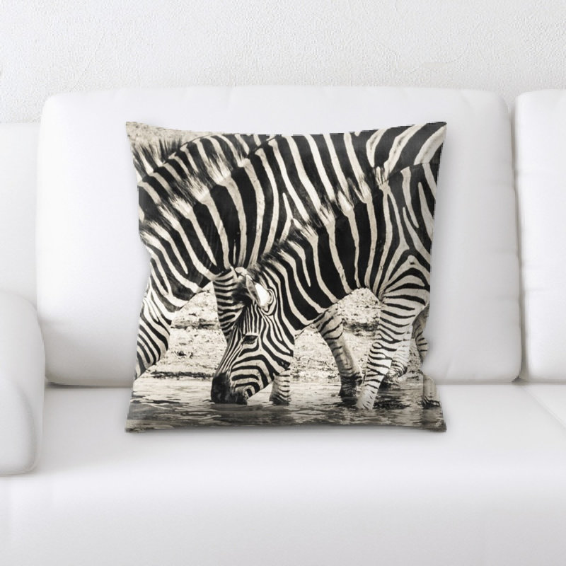 Coussin zèbre