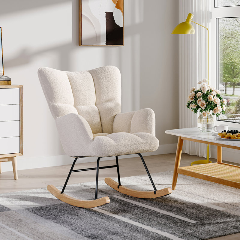 Herrera Rocking Chair, White