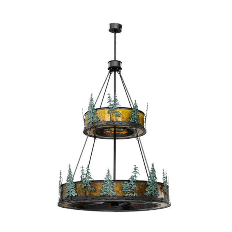 Tall Pines Downrod Ceiling Fan