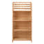Tablette décorative tissée avec corde de papier et structure en bois massif-1524131321