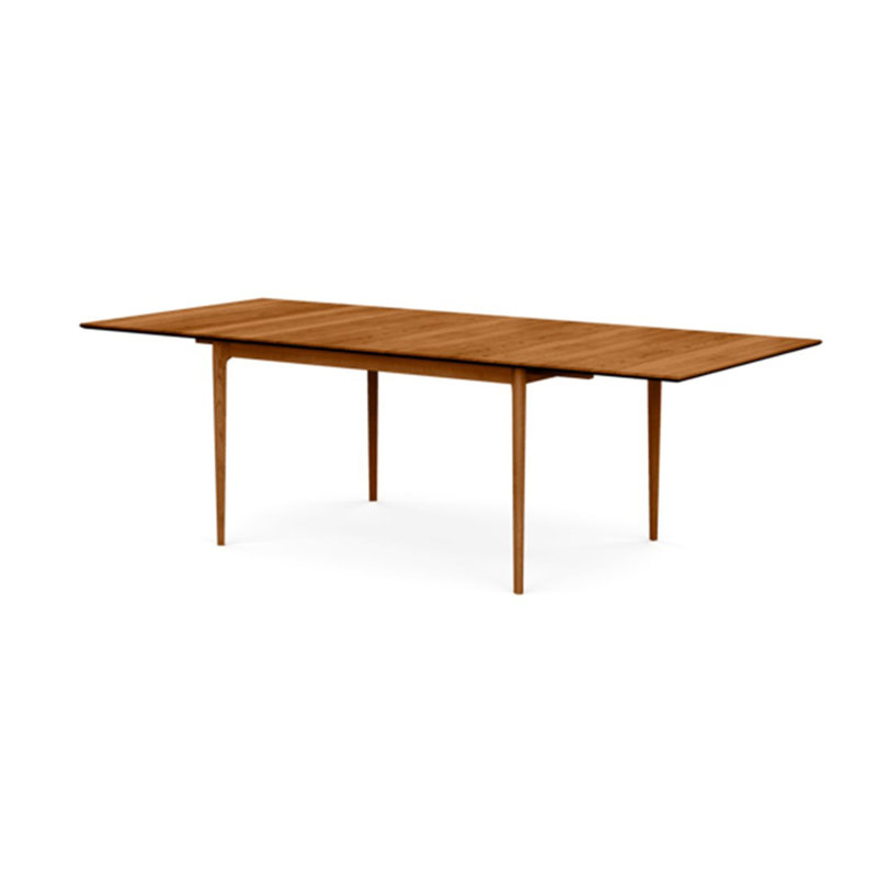 Sarah Four Leg Extension Table, Autumn Cherry, 42" W x 96" L