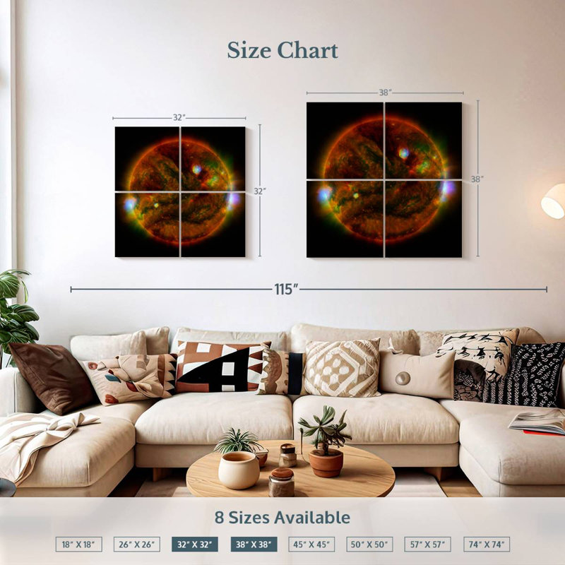 Oberle Solar Flare, 38" H x 38" W