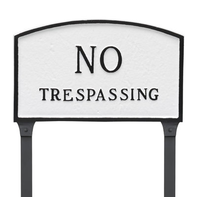 Weather Resistant Metal Garden Sign