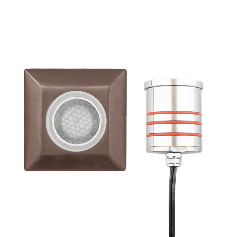 Low Voltage Well Light, Brass