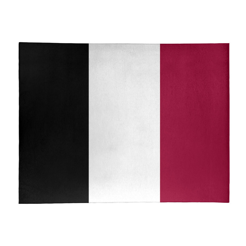 Tapis noir / rouge, Rectangle 2 pi x 3 pi