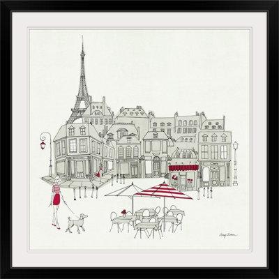 « world cafe ii-paris red », impression sur tillmon avery