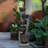 Handcrafted Cascade Fountain with Lights