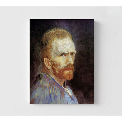 Autoportrait par Vincent Van Gogh, reproduction de portrait célèbre, impression de visage de Van Gogh, impression de peintures classiques, art mural Portrait, art mural