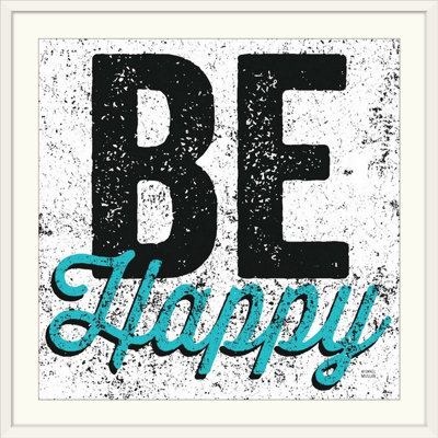 «Be Happy» par William, art textuel