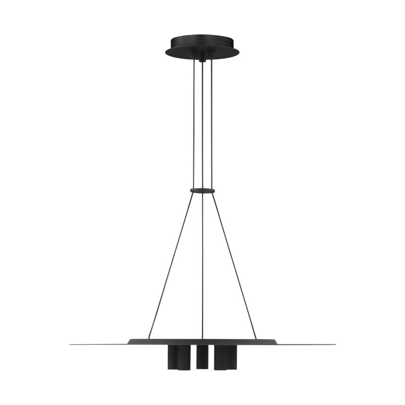 Ponte 5 - Light LED Pendant, Nightshade Black